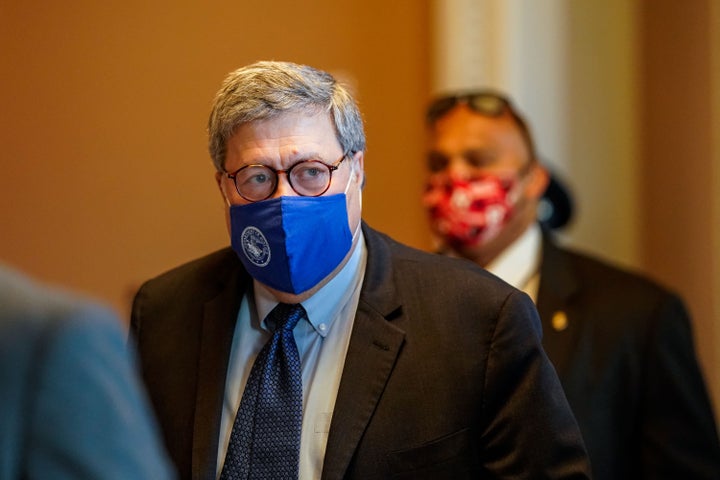 Attorney General William Barr is one of the Trump officials who promoted fear about election fraud in the first place.