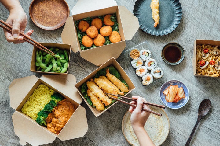 Types of food containers considered in the study. A: Aluminium takeaway