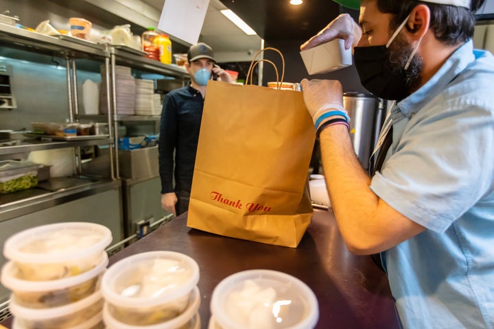 When ordering takeout, make a note that you do not want disposable utensils included in your delivery.