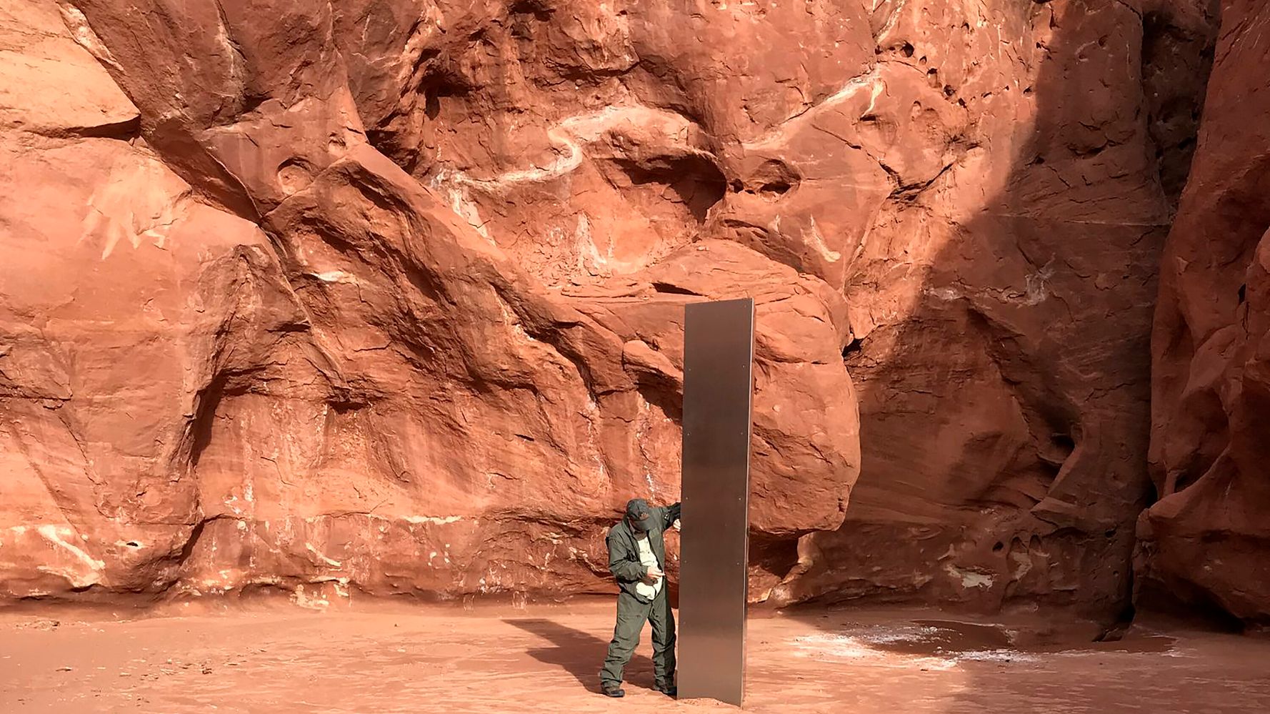 Monolith Visitor Says It Was Toppled By Group Who Said 'Leave No Trace'