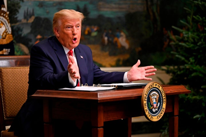 President Donald Trump was running for reelection as the plan was being investigated, court records reveal.