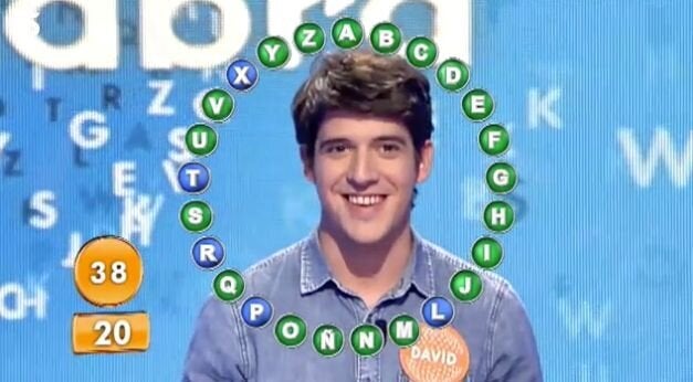 David Leo en 'Pasapalabra'.