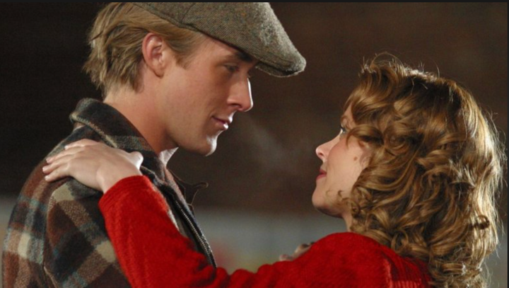 It was a simpler time: Ryan Gosling and Rachel McAdams in old-timey boy-meets-girl love story, "The Notebook."