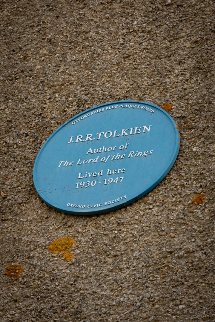 A plaque outside the house lists it as Tolkien's former residence.