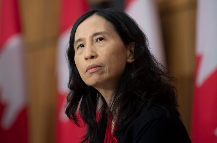Chief Public Health Officer Theresa Tam listens to a question during a news conference Dec. 1, 2020 in Ottawa. 