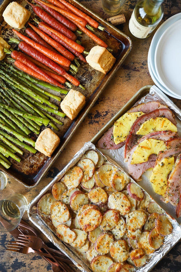 Sheet Pan Christmas Dinner - Nutmeg Nanny