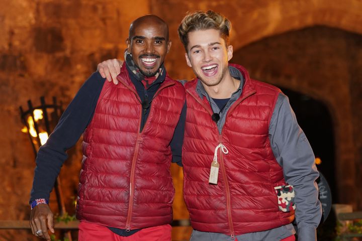Sir Mo Farah and AJ Pritchard were voted out of the castle