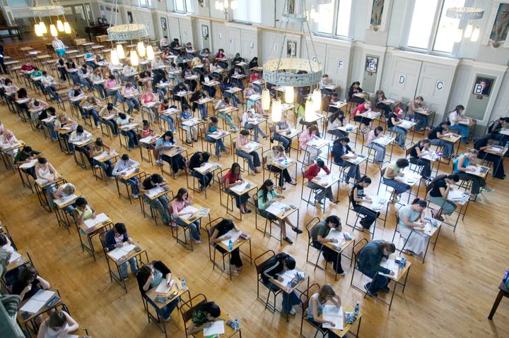 Individuals sitting exams in 2021 will have special measures to ensure they are not disadvantaged by the coronavirus pandemic (file picture) 