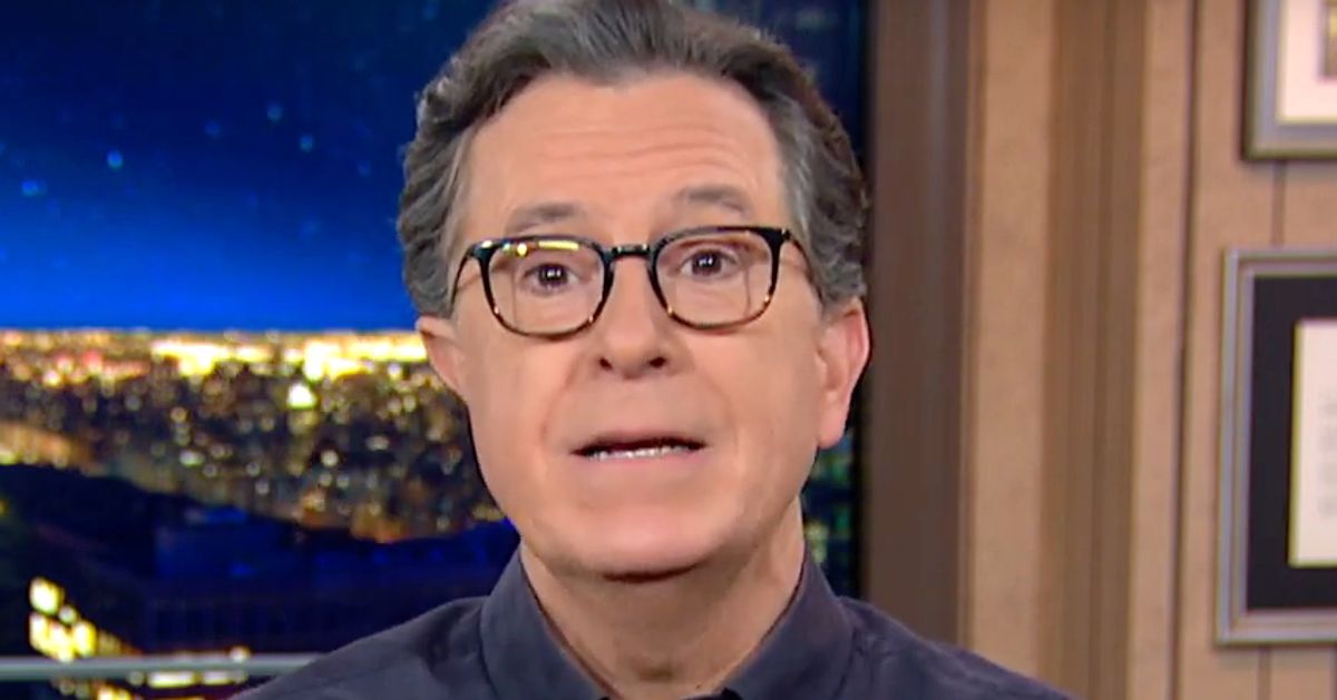 Stephen Colbert Thinks Trump Misread 1 Key Word In His 46-Minute Rant On Facebook