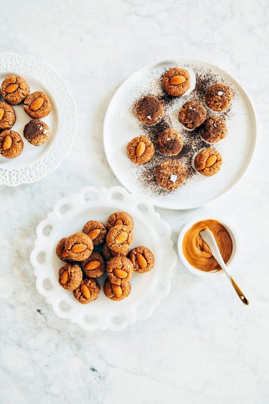 No-Bake Peanut Butter Cookies (vegan and gluten-free) from Hummingbird High﻿