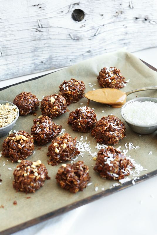 Coconut No-Bake Cookies from Minimalist Baker