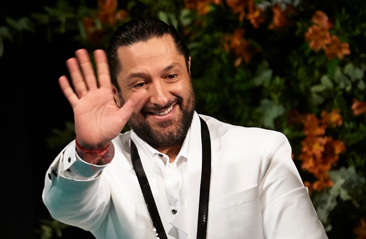 El bailarín Rafael Amargo en la ceremonia de entrega de la Medalla de Andalucía en Sevilla en 2018.