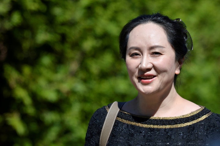 Huawei Technologies Chief Financial Officer Meng Wanzhou leaves her home to attend a court hearing in Vancouver, British Columbia, Canada May 27, 2020. 