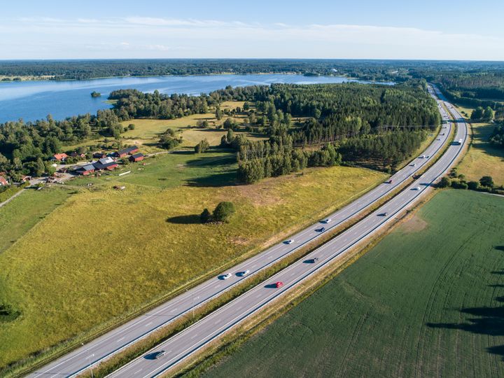 Αυτοκινητόδρομος στη Σουηδία