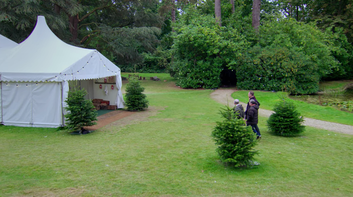 The opening of Season 3 of "The Great British Baking Show: Holidays" on Netflix.