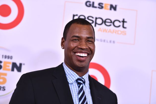 Former NBA player Jason Collins is pictured at the 2015 GLSEN Respect Awards on Oct. 23, 2015 in Los Angeles. 