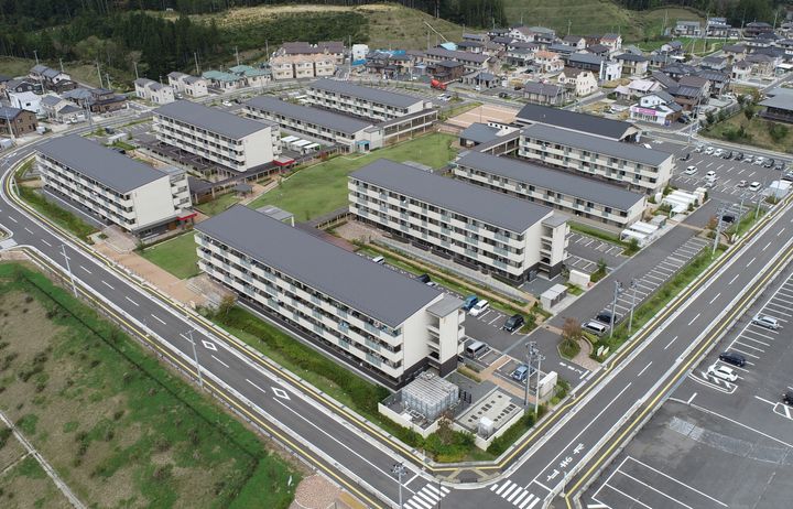 UR都市機構が整備し、南三陸町が管理する「志津川東復興住宅」。