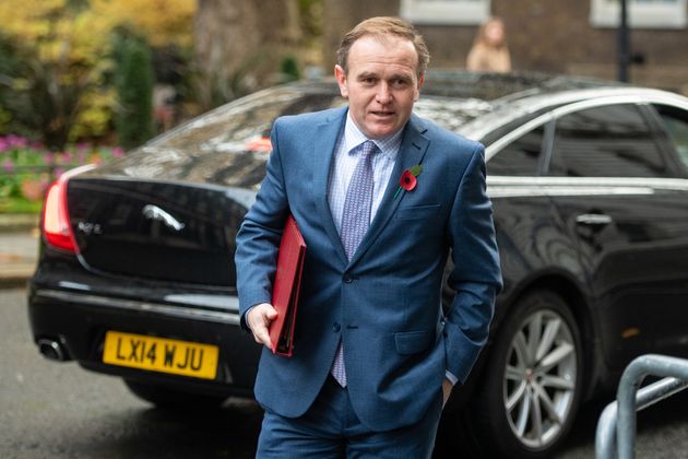 Environment Secretary George Eustice in Downing Street 