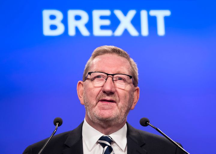 Unite General Secretary Len McCluskey gives a speech on Brexit during the TUC Congress in Manchester.