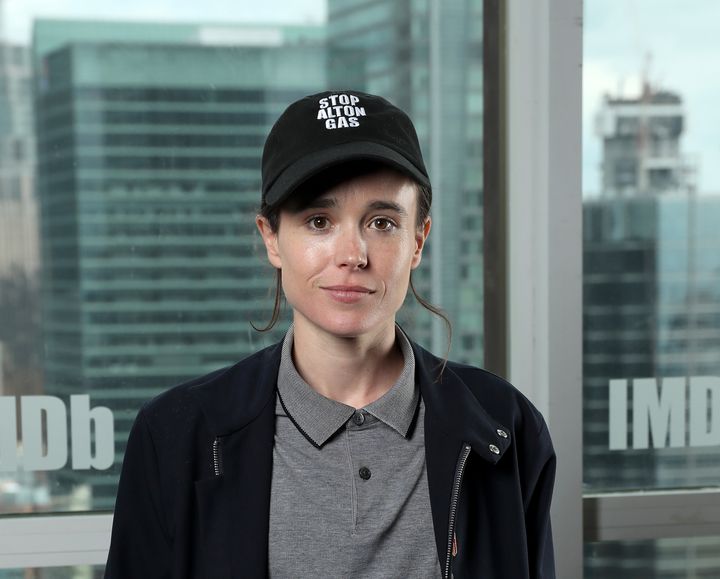 エリオット・ペイジさん。トランスジェンダーを公表した投稿で、自身を表す代名詞は「he(彼)」またはジェンダーニュートラルな「they」であり、「私の名前はエリオット」と綴った。