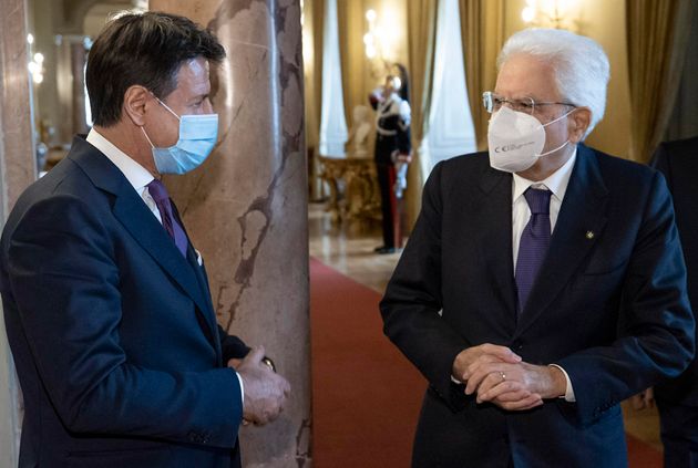 Mattarella / Conte (Photo by Paolo Giandotti - Presidential Press and Communication Office ...