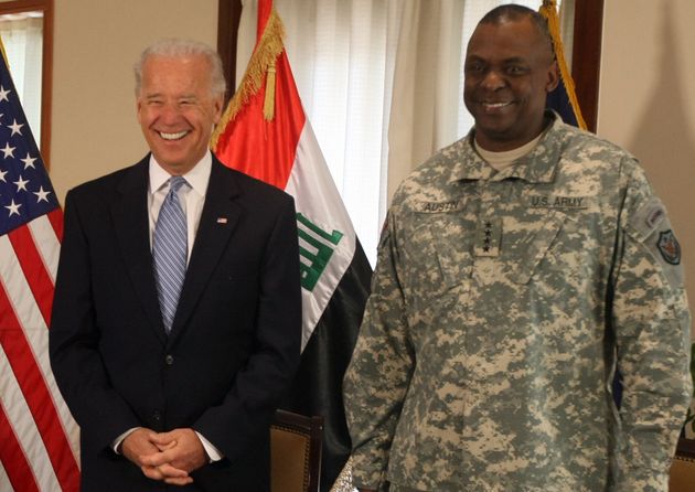 Biden choisit Lloyd Austin comme ministre de la Défense (photo du 12 janvier 2011 à Bagdad, photo AHMAD...