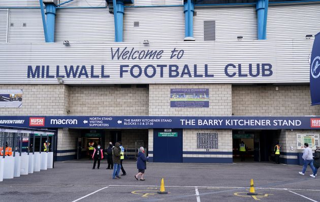 Fans arriving at the stadium before the Sky Bet Championship match at The Den, London. (Photo by John Walton/PA Images via Getty Images)