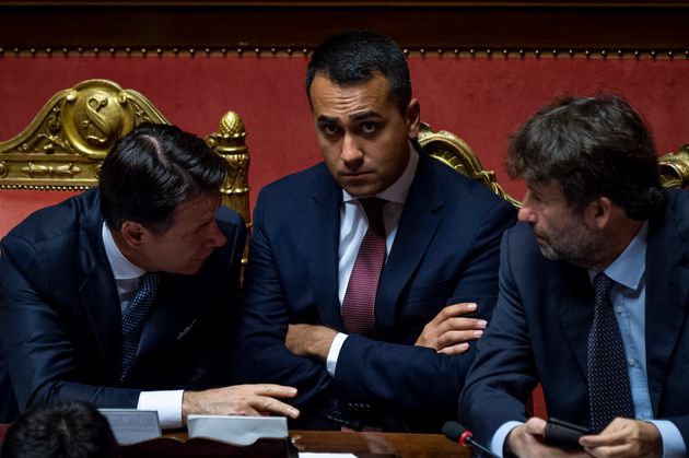 ROME, ITALY - SEPTEMBER 9: Italian Prime Minister Giuseppe Conte, Italian Minister of Foreign Affairs ...