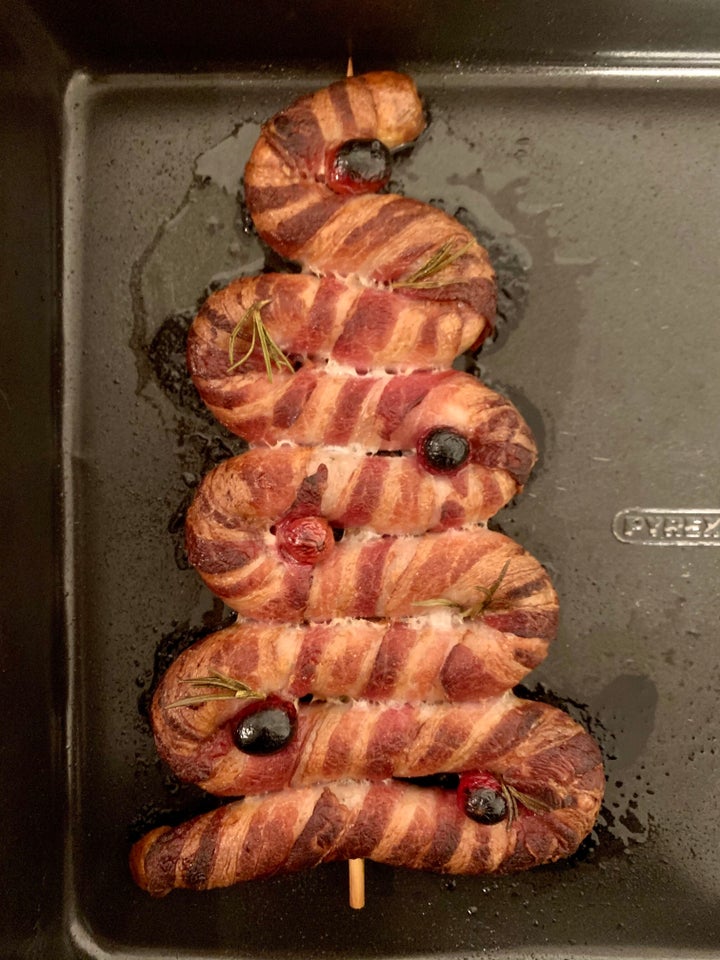 Pigs in Blanket Christmas Tree