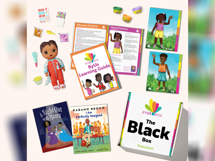 ByUs Boxes aim to share positive educational materials for families, featuring content made by and for equity-seeking groups.