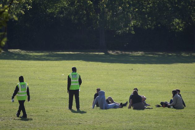 Being moved on from parks in April