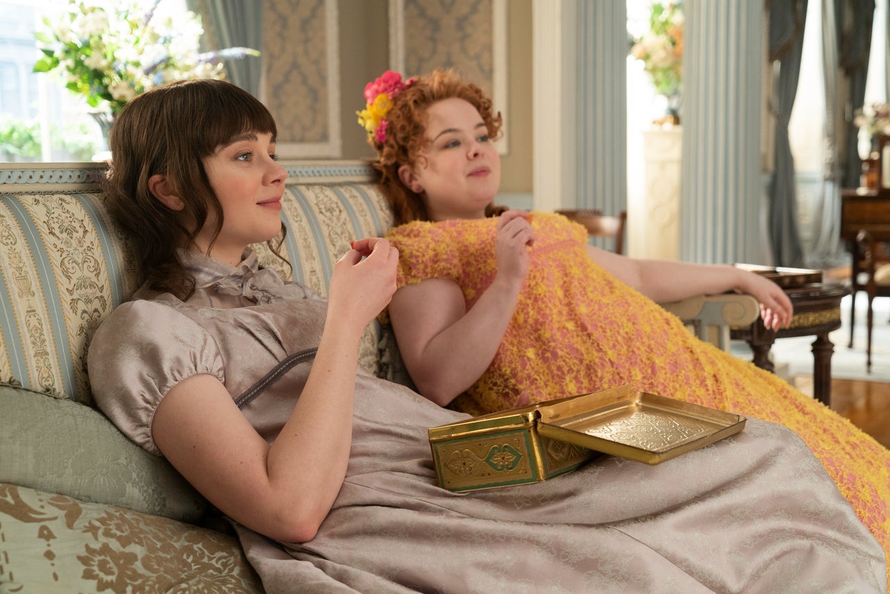 Nicola (right) stars as Penelope alongside Claudia Jessie, who plays her best friend Eloise.