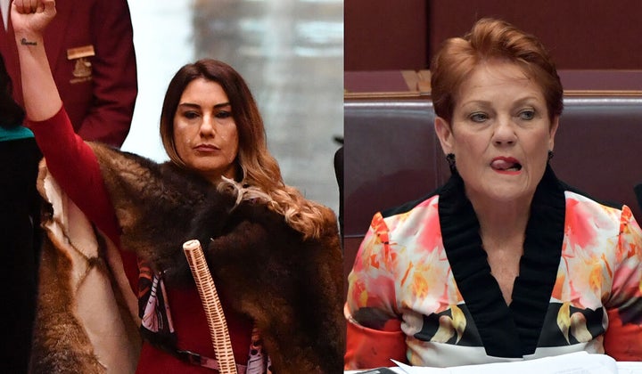 Greens Senator Lidia Thorpe delivered a seamless comeback to Senator Pauline Hanson's jibes in the senate about her race.