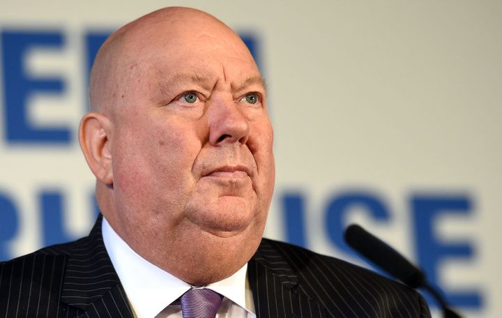 Mayor of Liverpool Joe Anderson at a press conference in Manchester in 2016.