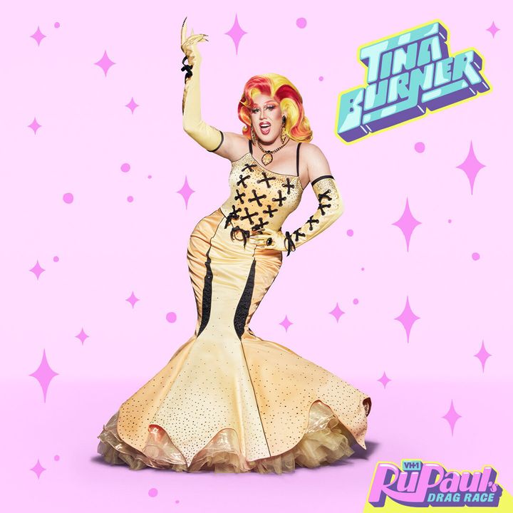 Tina Burner in her RuPaul's Drag Race promo shot
