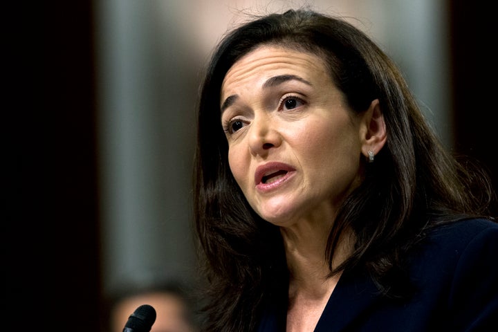 Facebook COO Sheryl Sandberg testifies before the Senate Intelligence Committee hearing on "Foreign Influence Operations and Their Use of Social Media Platforms" on Capitol Hill, Wednesday, Sept. 5, 2018.