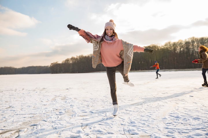 Ice skating or other outdoor activities can make winter a lot more bearable.