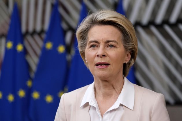 La présidente de la Commission européenne, Ursula von der Leyen, le 10 décembre...