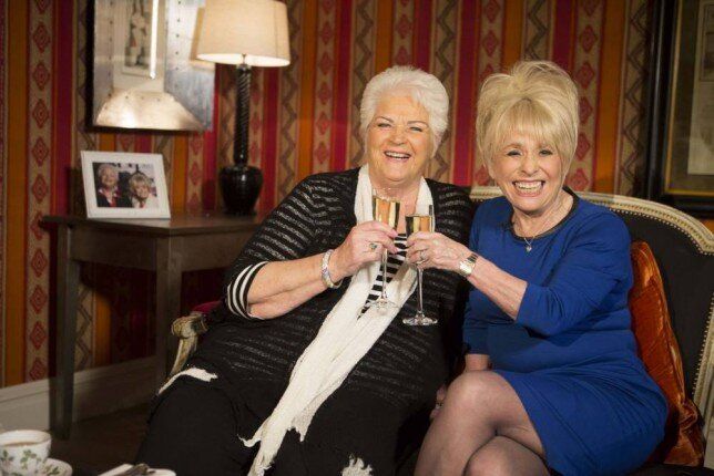 Pam St Clement and Barbara Windsor