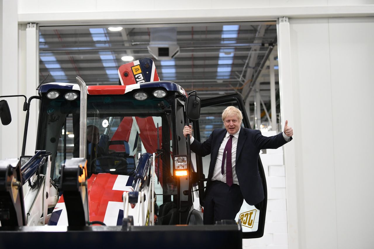 Boris Johnson in happier times. 