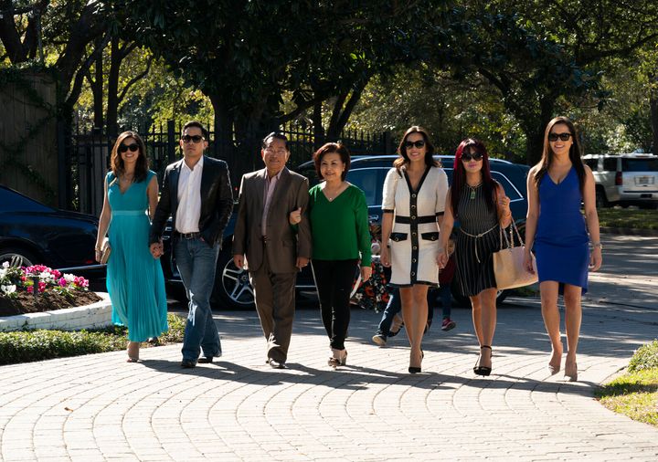 The cast of HBO Max's "House of Ho," a reality series that follows the Hos, a wealthy Vietnamese American family in Houston.