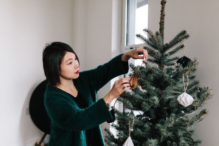 Get creative and come up with your own holiday traditions — whether it's hosting a holiday movie marathon or cooking up a special meal for yourself.
