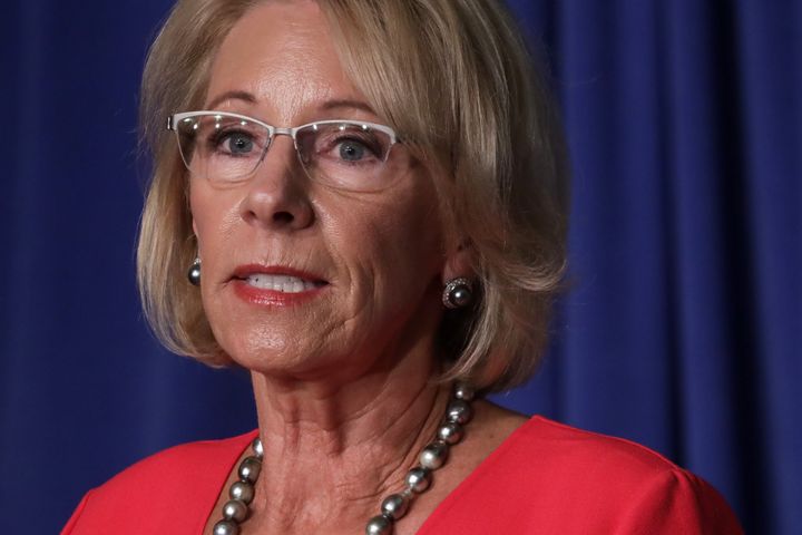 Secretary of Education Betsy DeVos has dismissed the idea of free college as a “socialist takeover of higher education.”