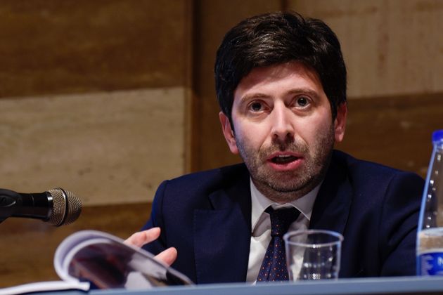 ROME, ITALY - 09/15/2020: Italian Health Minister Roberto Speranza speaks during the presentation meeting ...