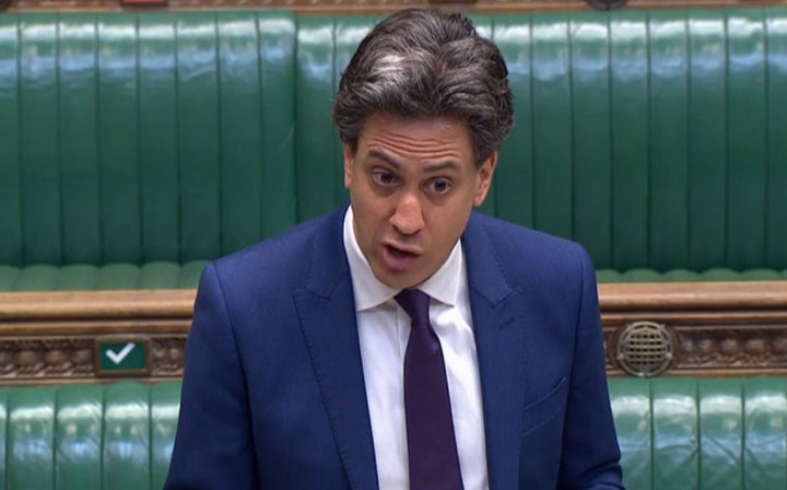 Labour's shadow business secretary Ed Miliband 