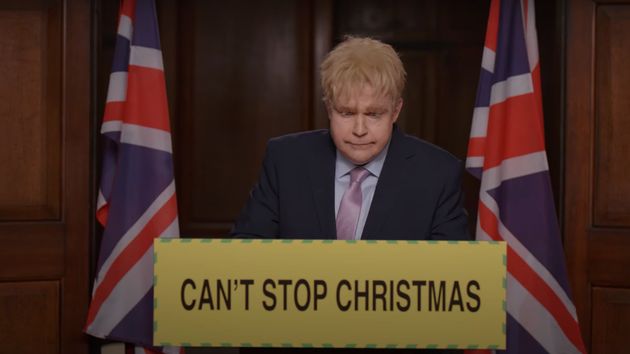 Robbie Williams as Boris Johnson in his new music video