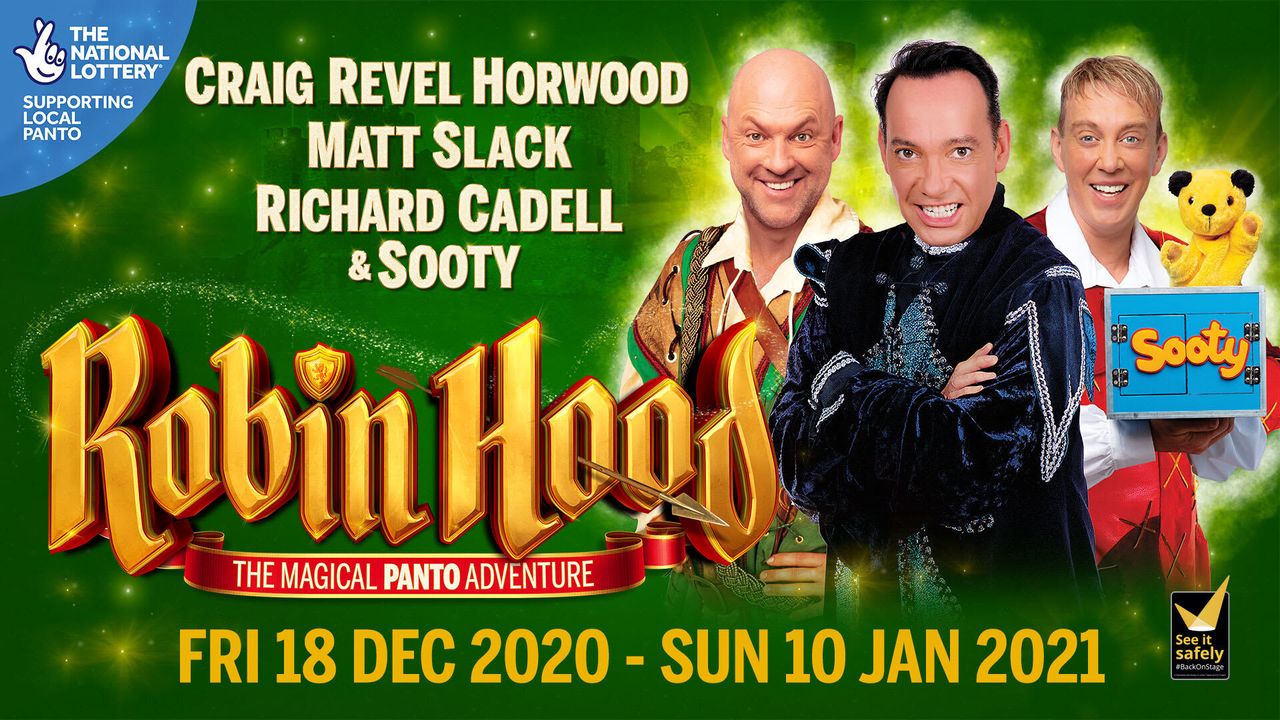 Craig Revel Horwood stars in Robin Hood at the New Victoria Theatre in Woking.