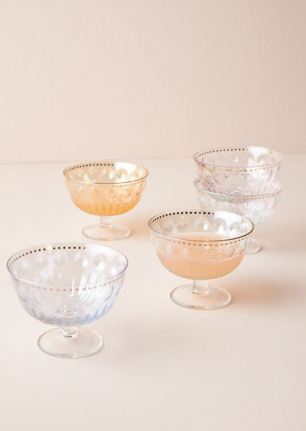 Zaza Lustered Martini Glasses, Set of 4  Anthropologie Japan - Women's  Clothing, Accessories & Home