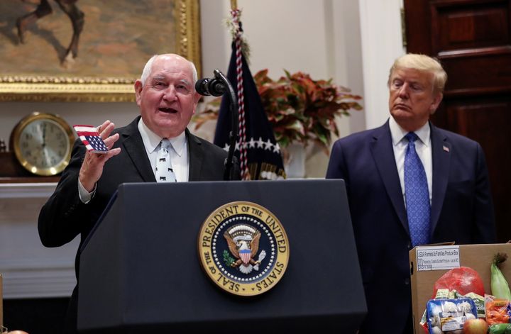 Agriculture Secretary Sonny Perdue was campaigning for his cousin when he acknowledged President Donald Trump’s defeat.