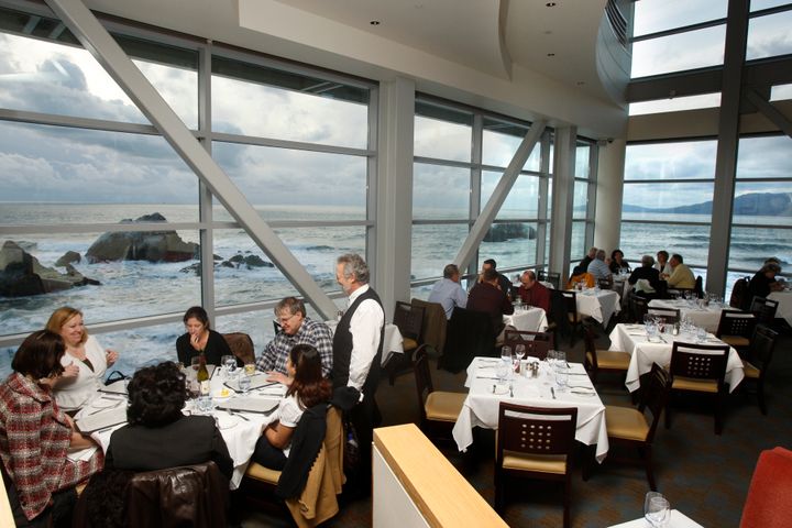 The dining room at Sutro's restaurant at the Cliff House, in San Francisco on March 4, 2009.
